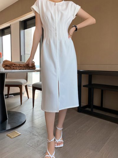 Váy nữ thiết kế mặc được 2 kiểu Gemmi Fahion chất liệu UMI co giãn 4 chiều, DK8401