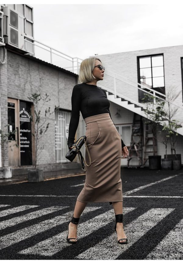 Chân váy nữ thiết kế dáng ôm cao cấp cá tính Gemmi fashion, JS103 - Hình ảnh 25