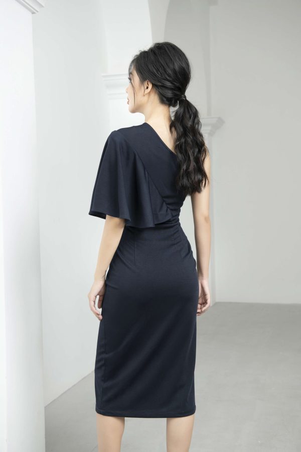 Váy đầm nữ thiết kế lệch vai dáng ôm body Gemmi fashion, DK8464 - Hình ảnh 12