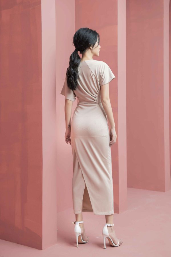 Váy đầm nữ dáng ôm body thiết kế lệch vai Gemmi Fashion, DK8466 - Hình ảnh 17