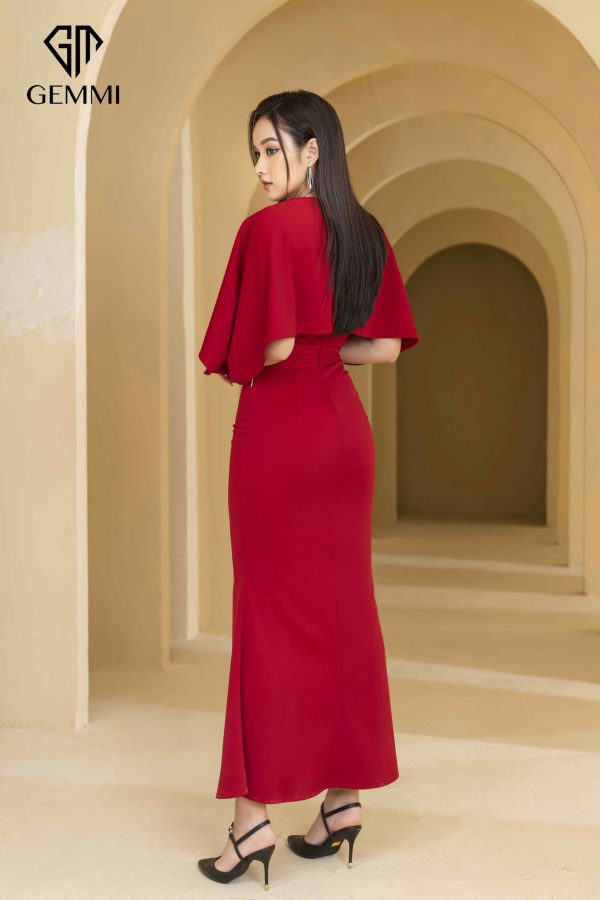 Váy đầm nữ thiết kế dáng ôm body xẻ hông Gemmi fashion, DK8447 - Hình ảnh 4