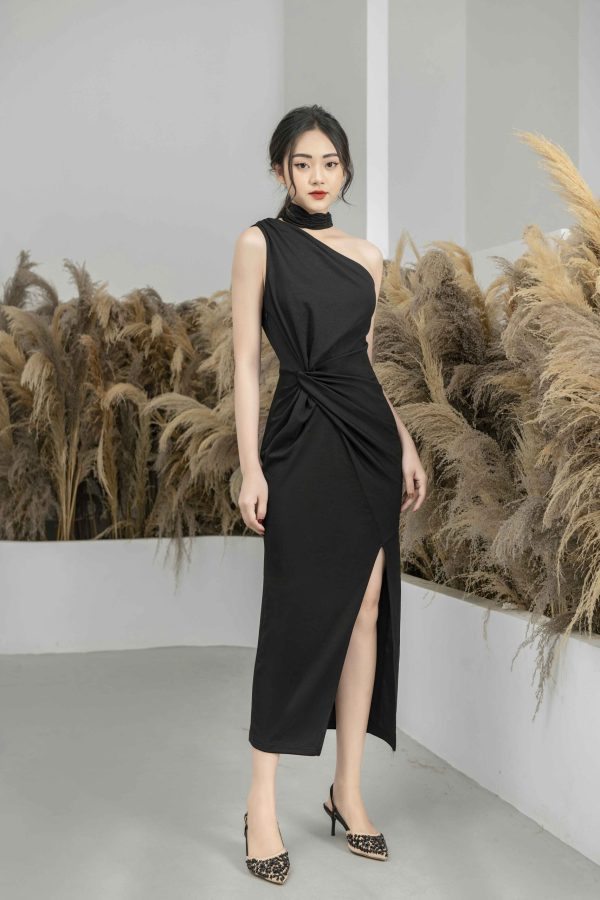 Đầm nữ dự tiệc thiết kế body xẻ tà sang trọng Gemmi fashion, DK8431 - Hình ảnh 3