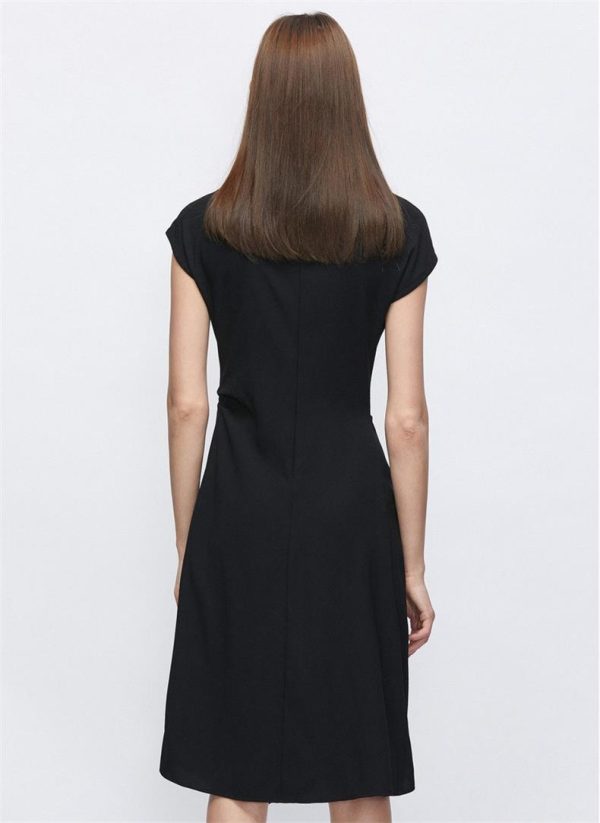 Đầm nữ thiết kế dáng xòe rúm eo che khuyết điểm tốt Gemmi fashion, DK8390 - Hình ảnh 2
