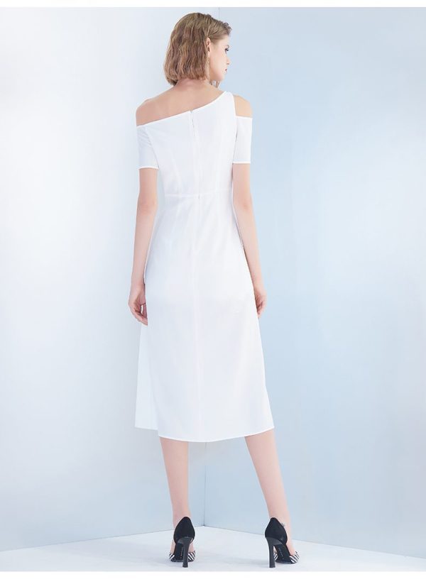 Váy đầm nữ thiết kế lệch vai xẻ tà Gemmi Fashion, DK8335 - Hình ảnh 10