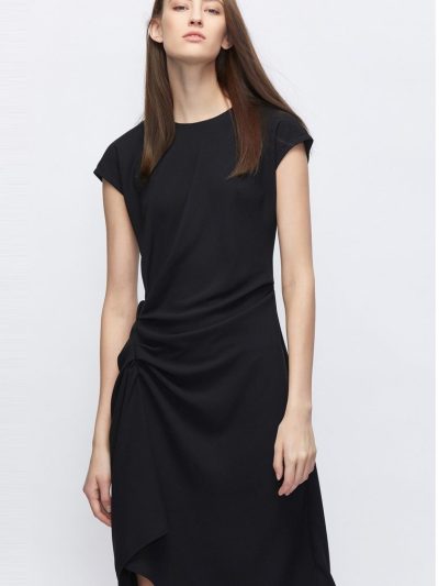 Đầm nữ thiết kế dáng xòe rúm eo che khuyết điểm tốt Gemmi fashion, DK8390