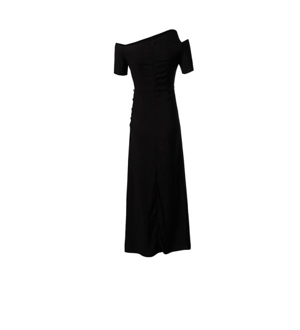 Váy đầm nữ thiết kế lệch vai xẻ tà Gemmi Fashion, DK8335 - Hình ảnh 6
