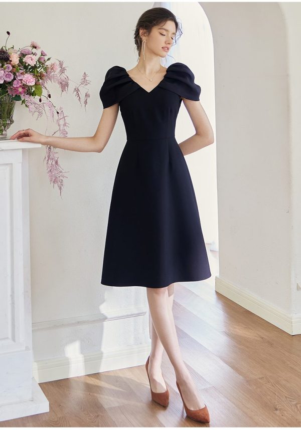 Đầm Thiết Kế Dáng Xòe Phối Tơ Oganza GEMMI Fashion, DK8636 - Hình ảnh 10