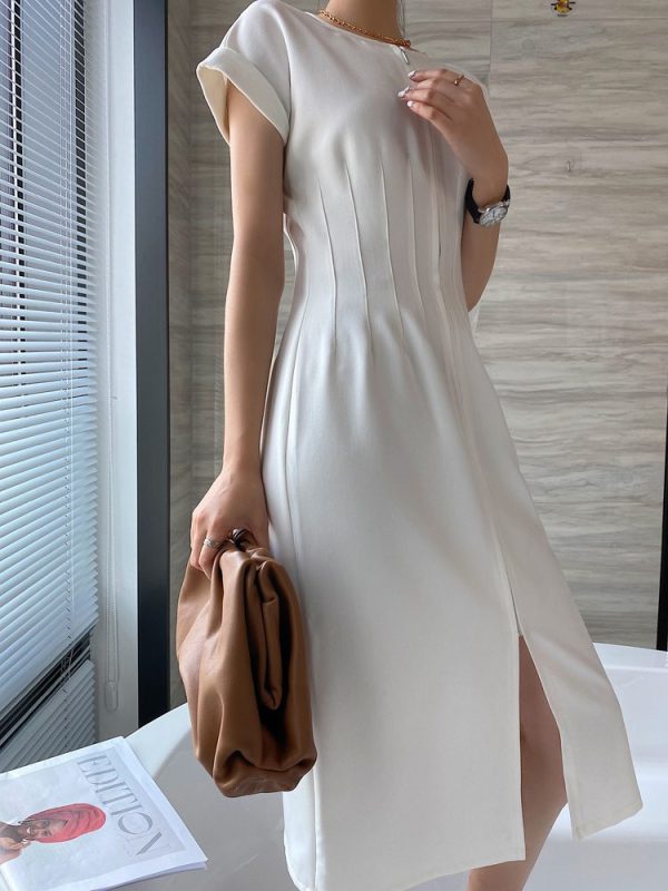 Váy nữ thiết kế mặc được 2 kiểu Gemmi Fahion chất liệu UMI co giãn 4 chiều, DK8401 - Hình ảnh 5
