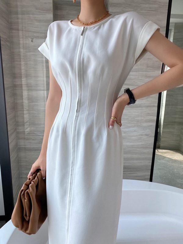 Váy nữ thiết kế mặc được 2 kiểu Gemmi Fahion chất liệu UMI co giãn 4 chiều, DK8401 - Hình ảnh 4