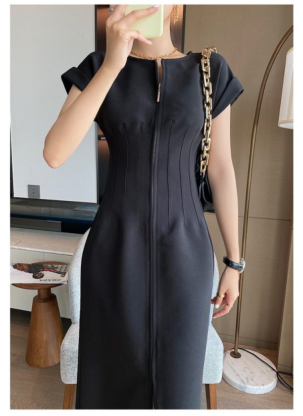 Váy nữ thiết kế mặc được 2 kiểu Gemmi Fahion chất liệu UMI co giãn 4 chiều, DK8401 - Hình ảnh 3