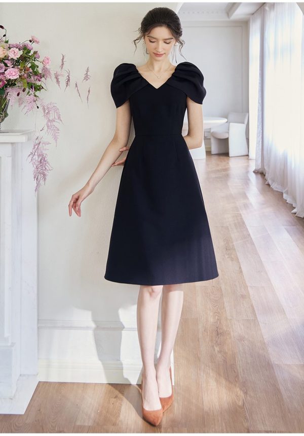 Đầm Thiết Kế Dáng Xòe Phối Tơ Oganza GEMMI Fashion, DK8636 - Hình ảnh 5
