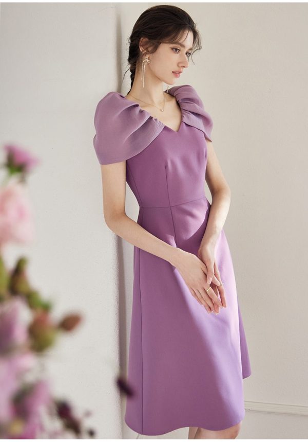 Đầm Thiết Kế Dáng Xòe Phối Tơ Oganza GEMMI Fashion, DK8636 - Hình ảnh 9