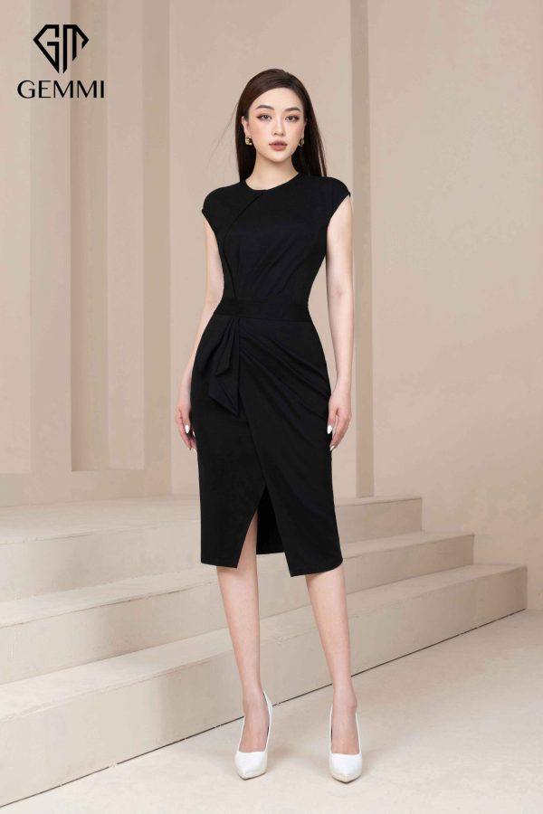 Váy đầm nữ thiết kế dáng ôm body Gemmi fashion, DK8484 - Hình ảnh 2