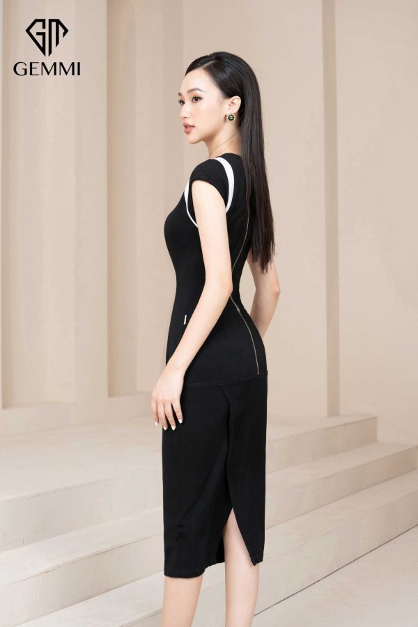 Váy đầm nữ thiết kế dáng ôm body Gemmi fashion, DK8483 - Hình ảnh 4