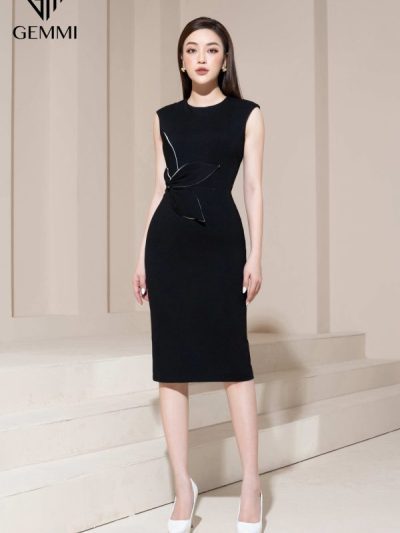 Váy đầm nữ công sở thiết kế dáng ôm body Gemmi fashion, DK8494