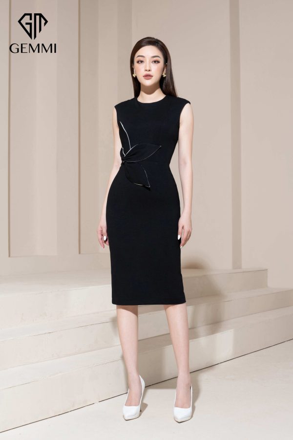 Váy đầm nữ công sở thiết kế dáng ôm body Gemmi fashion, DK8494 - Hình ảnh 2