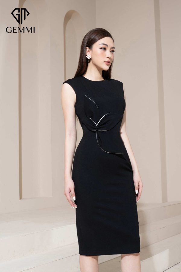 Váy đầm nữ công sở thiết kế dáng ôm body Gemmi fashion, DK8494 - Hình ảnh 5