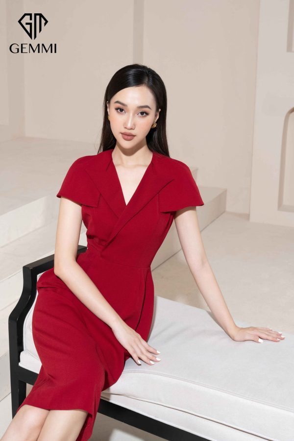 Váy đầm nữ công sở thiết kế dáng ôm body Gemmi fashion, DK8486 - Ảnh 11