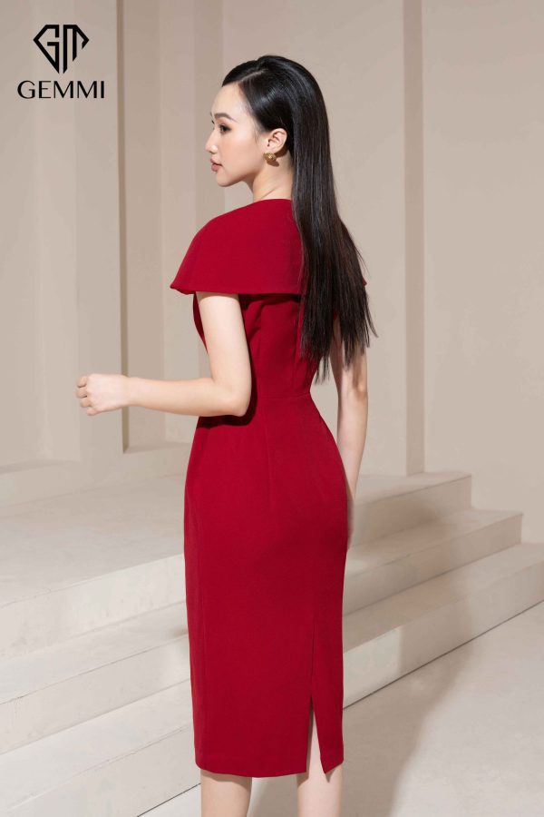 Váy đầm nữ công sở thiết kế dáng ôm body Gemmi fashion, DK8486 - Ảnh 12