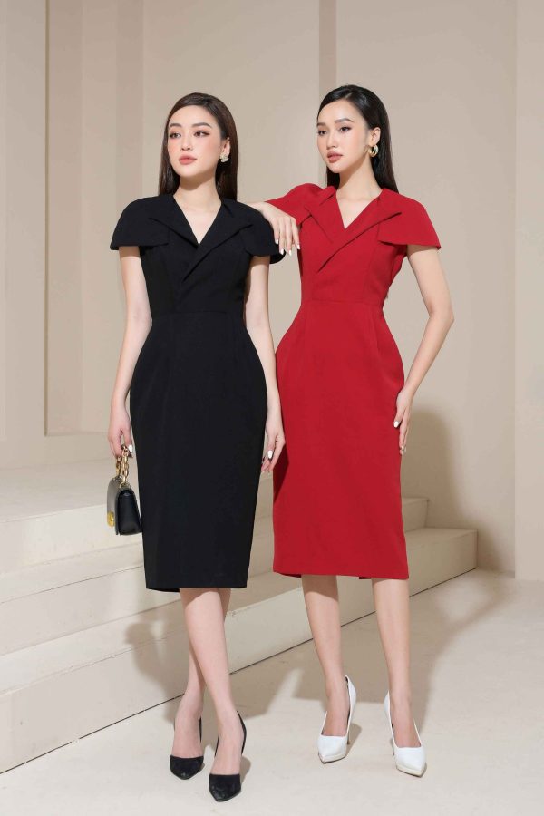 Váy đầm nữ công sở thiết kế dáng ôm body Gemmi fashion, DK8486 - Ảnh 2