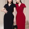 Váy đầm nữ công sở thiết kế dáng ôm body Gemmi fashion, DK8486