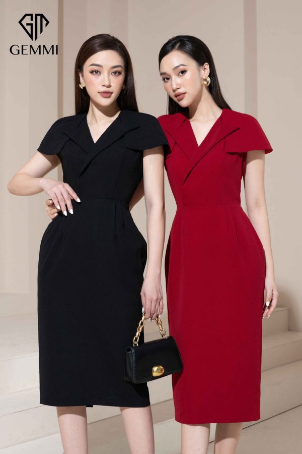 Váy đầm nữ công sở thiết kế dáng ôm body Gemmi fashion, DK8486