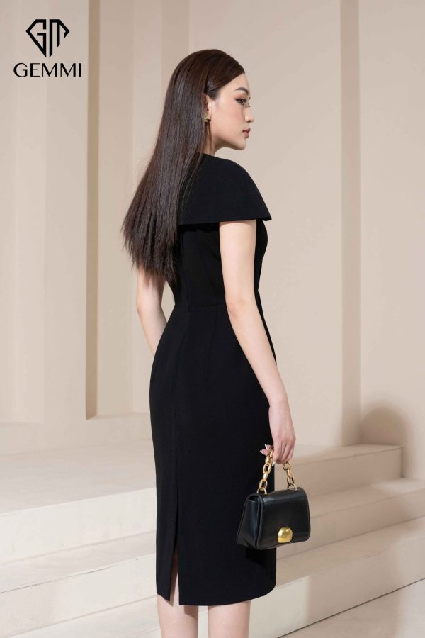 Váy đầm nữ công sở thiết kế dáng ôm body Gemmi fashion, DK8486 - Ảnh 7