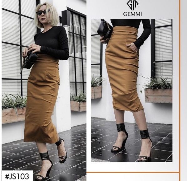 Chân váy nữ thiết kế dáng ôm cao cấp cá tính Gemmi fashion, JS103 - Hình ảnh 3