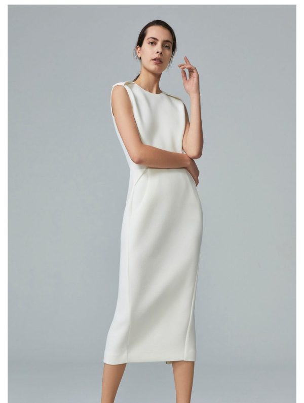 Đầm Body Dáng Dài Đính Cúc GEMMI Fashion, DK8338 - Hình ảnh 2