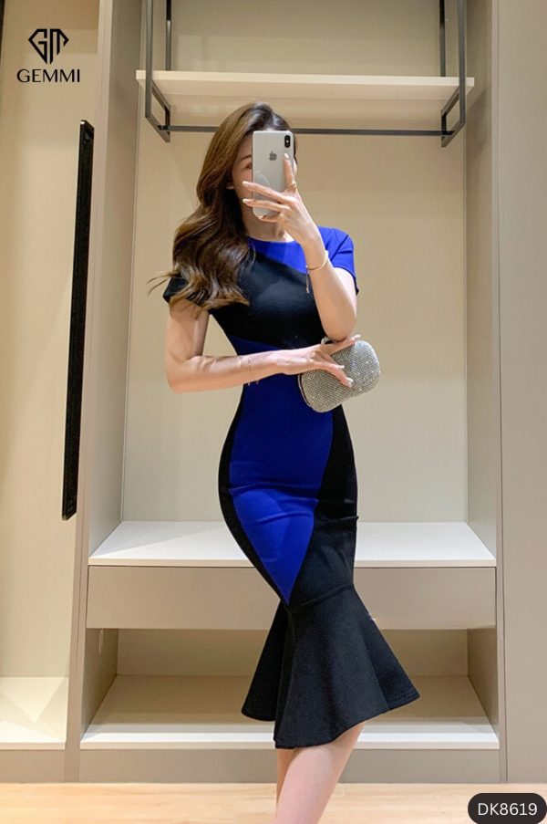 Đầm Body Đuôi Cá Dự Tiệc GEMMI Fashion, DK8619