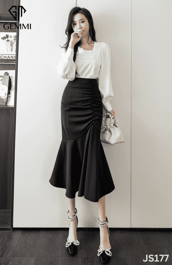 Chân váy đuôi cá GEMMI Fashion, JS177