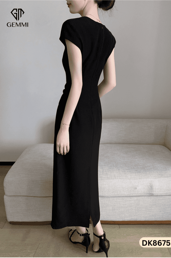 Đầm Body Cổ Tim Lệch GEMMI Fashion, DK8675 - Hình ảnh 2