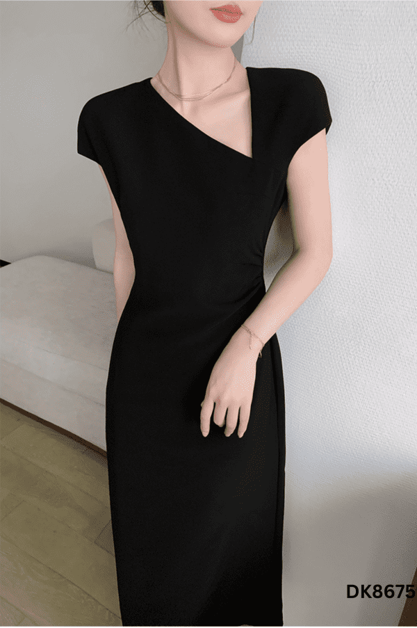 Đầm Body Cổ Tim Lệch GEMMI Fashion, DK8675 - Hình ảnh 7
