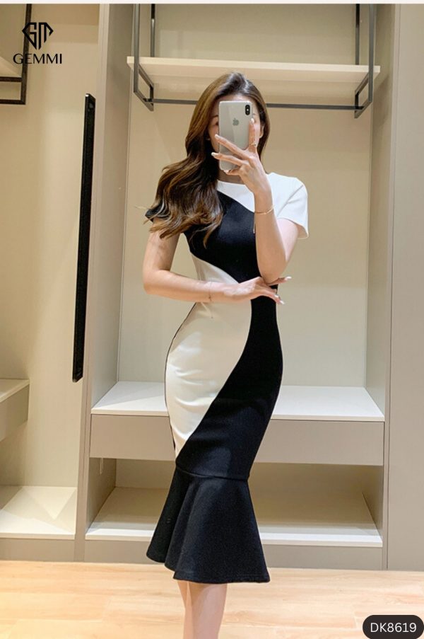 Đầm Body Đuôi Cá Dự Tiệc GEMMI Fashion, DK8619 - Hình ảnh 5