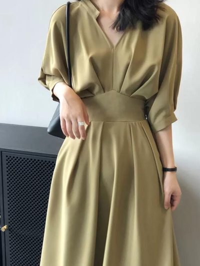 Đầm Xoè Công Sở Gemmi fashion, DK8605