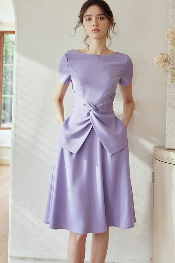 Đầm xoè xoắn eo GEMMI Fashion, DK8629 - Ảnh 6