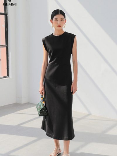 Đầm suông sát nách Gemmi fashion, DK8707