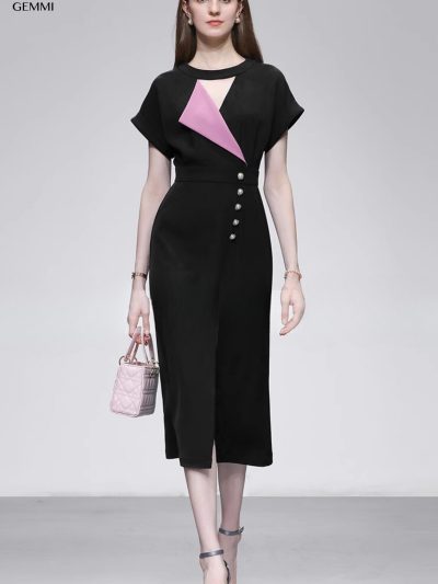 Đầm body công sở Gemmi Fashion, DK8721