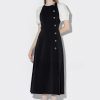 Đầm xoè tay bồng  GEMMI Fashion, DK8712