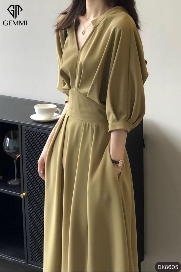 Đầm Xoè Công Sở Gemmi fashion, DK8605 - Hình ảnh 3