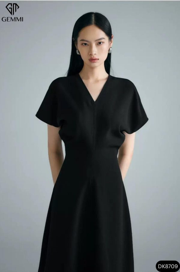 Đầm cổ V GEMMI Fashion, DK8709 - Hình ảnh 3