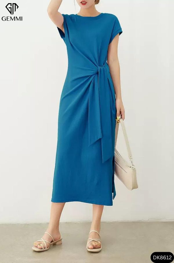 Đầm suông thắt eo Gemmi Fashion, DK8612