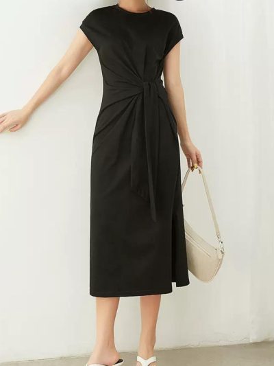 Đầm suông thắt eo Gemmi Fashion, DK8612