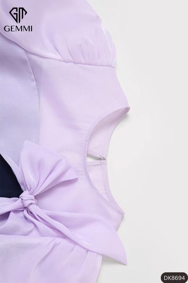 Đầm body công sở phối tay voan GEMMI Fashion, DK8694 - Hình ảnh 6