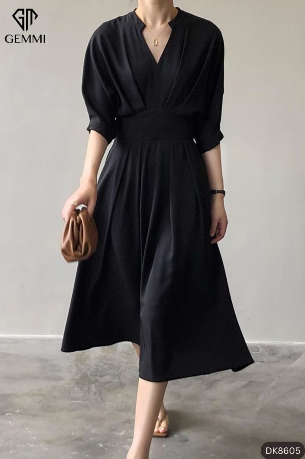 Đầm Xoè Công Sở Gemmi fashion, DK8605 - Hình ảnh 4
