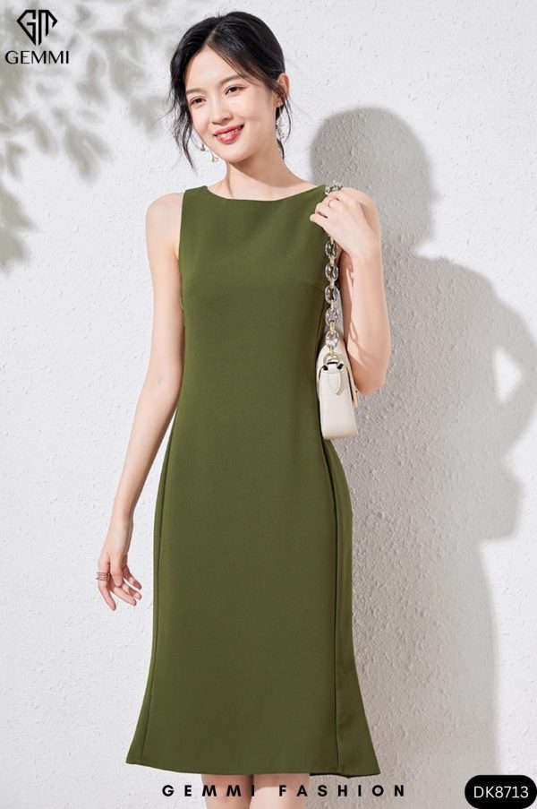 Đầm sát nách đuôi cá GEMMI Fashion, DK8713 - Hình ảnh 4