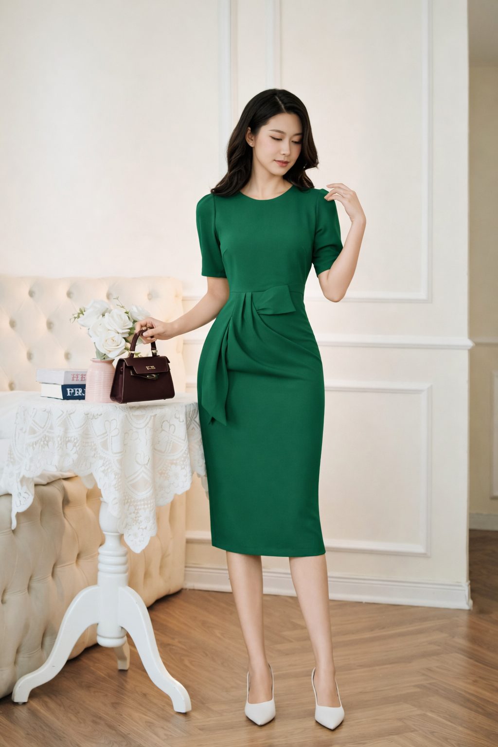 Đầm Tay Lỡ GEMMI Fashion, DK8698