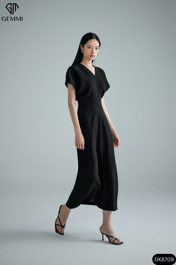 Đầm cổ V GEMMI Fashion, DK8709 - Hình ảnh 5