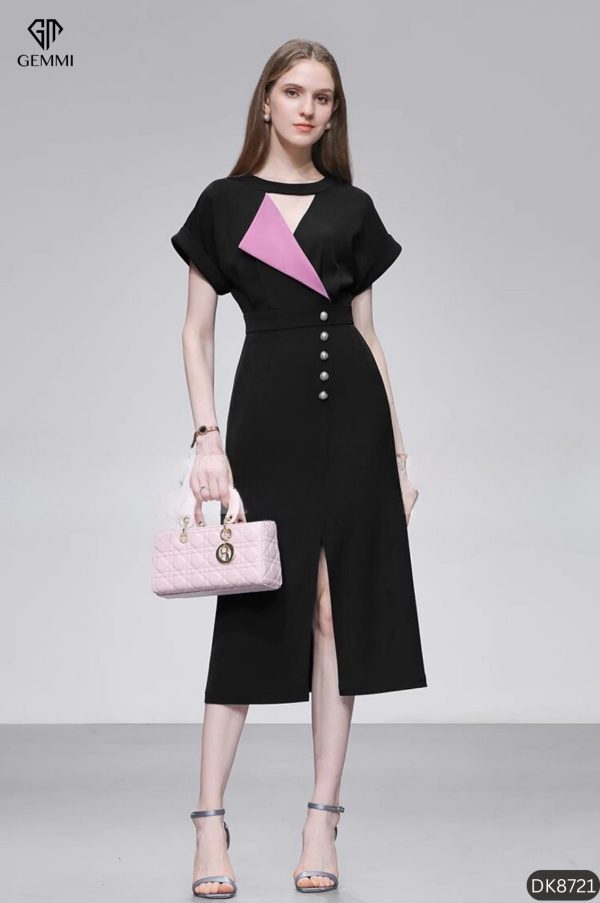 Đầm body công sở Gemmi Fashion, DK8721 - Hình ảnh 2