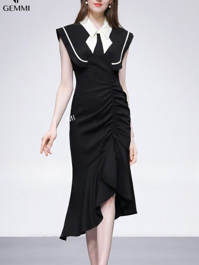 Đầm body đuôi cá cách điệu GEMMI Fashion, DK8701